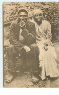 JAMAÏQUE - Darby And Joau - Couple Assis, L'homme Fumant La Pipe - Jamaïque