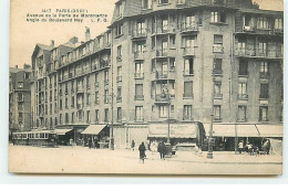 PARIS XVIII - Avenue De La Porte De Montmartre - Angle Du Boulevard Ney - Tramway - Arrondissement: 18