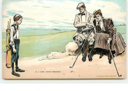 Couple Jouant Au Golf - A Caddy Always Necessary ? - Golf