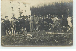 Suisse - RPPC - PREDA - Groupe De Jeunes Hommes En Costumes - Cachet Tiefencastel - Tiefencastel