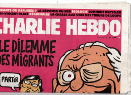 CHARLIE HEBDO N° 1206 . Septembre 2015 - Humour