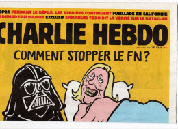 CHARLIE HEBDO N° 1220 . Décembre 2015 - Humour