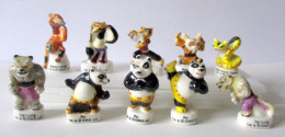Fèves Brillantes -  Kung Fu Panda - Série Complète  - Prime 2009 - Frais Du Site Déduits - Cartoons
