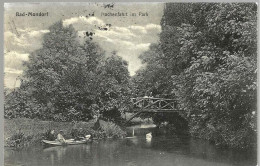 BAD – MONDORF « Nachenfahrt Im Park » – Ed. J. M. Bellwald, Echternach (1920) - Mondorf-les-Bains