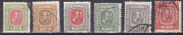 IS008A – ISLANDE – ICELAND – 1907/08 – KINGS CHRISTIAN IX & FREDERIK VII - SG # 81/6 USED 11,50 € - Oblitérés