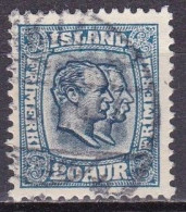 IS008C – ISLANDE – ICELAND – 1907/08 – KINGS CHRISTIAN IX & FREDERIK VII - SG # 89 USED 7 € - Gebruikt