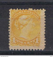 CANADA:  1870/93  VICTORIA  -  1 C. UNUSED  STAMP  -  YV/TELL. 28 - Unused Stamps