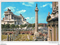 ROMA:   MONUMENTO  A  VITTORIO  EMAN. II°  E  COLONNA  TRAIANA  -  PER  LA  SVIZZERA  -  FG - Altare Della Patria