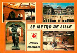 Trains - Métro - Métro De Lille - Multivues - CPM - Voir Scans Recto-Verso - Métro