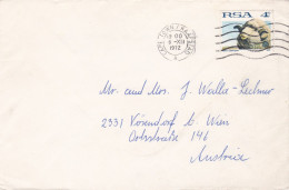 From South Africa To Austria - 1972 - Lettres & Documents