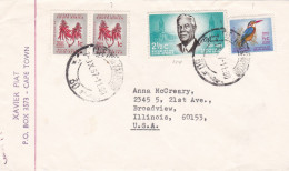 From South Africa To USA - 1967 - Lettres & Documents