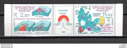 TAAF;1988 ;1 Triptyque  TP  N° 139 A "géologie En Antartique "  ;NEUFS**;MNH - Volledig Jaar