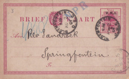 Brief Kaart - Bloemfontein - 1901 - Oranje Vrijstaat (1868-1909)