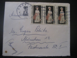 Vereinigte Staaten- Bedarfsbrief Gelaufen 1966 Von Chester Nach München - Storia Postale