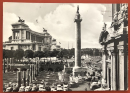 ROMA - Altare Della Patria E Colonna Traiana - 1963 (c11) - Altare Della Patria