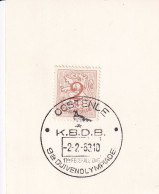 1963 OOSTENDE KBDB DUIVENOLYMPIADE Olympiade Colombophile - Storia Postale