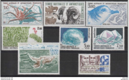 TAAF;1989; Année Complète N°140 à 147  ;NEUFS**;MNH - Colecciones & Series