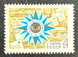 RUSSU3736MNH - International Letter Writing Week - 4 K MNH Stamp - USSR - 1971 - Neufs