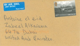 GREAT BRITAIN. - 2014, STAMP COVER TO DUBAI. - Briefe U. Dokumente