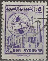 SYRIA 1954 Communications - 5p. - Violet FU - Syria