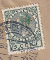 Envelop PERFIN  L.R.   23 Feb 1935 Amsterdam Centraal Station - Gezähnt (perforiert)