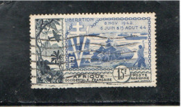 AFRIQUE  OCCIDENTALE  1954   Poste  Aérienne  Y.T. N° 17   Oblitéré    Frais De Gestion Compris - Autres - Afrique