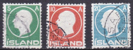 IS012F – ISLANDE – ICELAND – 1912 – KING FRDERIK VIII – SG # 102/4 USED 46 € - Used Stamps