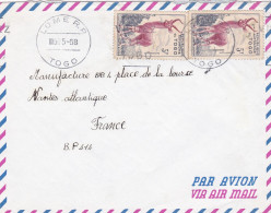 From Togo To France - 1958 - Lettres & Documents