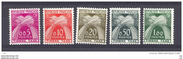 France  -  Taxes :  Yv  90-94  **            ,       N3 - 1960-.... Postfris