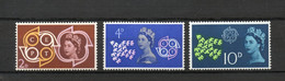 GRANDE BRETAGNE  N° 362 à 364   NEUFS SANS CHARNIERE  COTE  2.00€   EUROPA - Unused Stamps