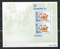 Azores 1981.  Europa Mi BL2  (**) - 1981
