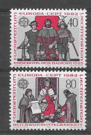 Liechtenstein 1982.  Europa Mi 791-92  (**) - 1982