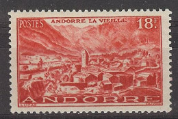 Andorra Fran. 1948 Paisajes 18 F Ed:137 (*) - Nuovi