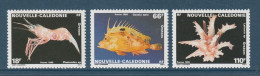 Nouvelle Calédonie - YT N° 576 à 578 ** - Neuf Sans Charnière - 1989 - Unused Stamps