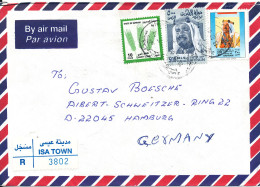 Bahrain Registered Air Mail Cover Sent To Germany Isa Town 18-2-2001 - Bahrain (1965-...)