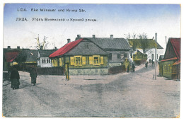 BL 07 - 24278 LIDA, Street, Belarus - Old Postcard, CENSOR - Used - 1917 - Belarus