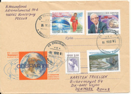 Russia Cover Sent To Denmark 11-6-2004 Topic Stamps - Brieven En Documenten