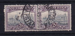 South Africa: 1933/48   Union Buildings   SG58a    2d   Grey & Dull Purple    Used Pair - Oblitérés