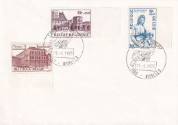 1975 Nivelles Michelangelo Bruges Brugge Gent Gand Venezia - Lettres & Documents