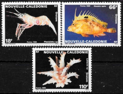 Nouvelle Calédonie 1989 - Yvert N° 576/578 - Michel N° 849/851 ** - Unused Stamps