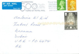 GREAT BRITAIN. - 2016, STAMPS COVER TO DUBAI. - Covers & Documents