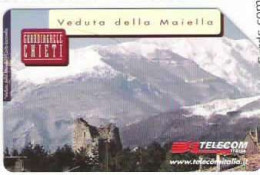 TELECOM - ANNO SANTO 2000 - VEDUTA DELLA MAIELLA - NUOVA  -  LIRE 10000 - GOLDEN  1234 - Public Practical Advertising