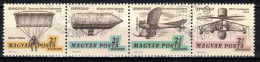 Hongrie 1967 Mi 2317-20 (Yv PA 292-5), Obliteré - Airplanes