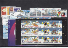 Greenland 2002 - Full Year MNH ** - Années Complètes