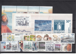 Greenland 2005 - Full Year MNH ** Excluding Self-Adhesive Stamps - Années Complètes