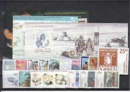 Greenland 2006 - Full Year MNH ** Excluding Self-Adhesive Stamps - Volledige Jaargang