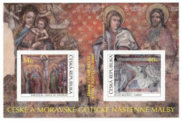 A 1151 - 2 Czech Republic Czech Gothic  Murals 2022 - Unused Stamps