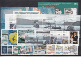 Greenland 2008 - Full Year MNH ** Excluding Self-Adhesive Stamps - Años Completos