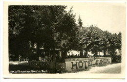 CPSM "GEP"  9 X 14 Isère CHARAVINES Hôtel Du Nord  Terrasses    Présentation Similaire Au Cartes GEP - Charavines