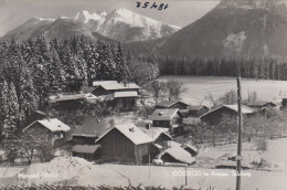 E4924) GOLDEGG Im PONGAU - Salzburg - Verschneite Häuser Im Vordergrund ALT ! - Goldegg